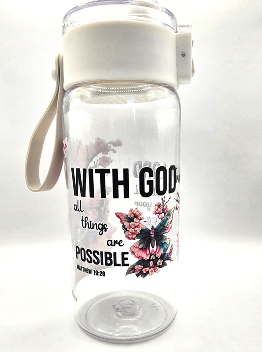 With God Water Bottle